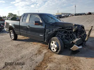 2011 Ford F-150 XL with VIN 1FTFX1CT3BFC91417, listed as a Copart auction lot 58065554 with 185,672 mi miles and Salvage Title. Bid and sale history available at carsss.com. Image 4.
