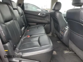 2018 Nissan Pathfinder S z VIN 5N1DR2MM6JC631069, wystawiony jako Copart lot #52002295 z przebiegiem 121 020 mil mil oraz Czysty tytuł • Clean title. Historia ofert i sprzedaży dostępna na DreamBid. Obrazek 11.