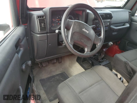 2006 Jeep Wrangler SE with VIN 1J4FA29126P756471, listed as a Copart auction lot 51987875 with 97,266 mi miles and Salvage Title. Bid and sale history available at carsss.com. Image 8.