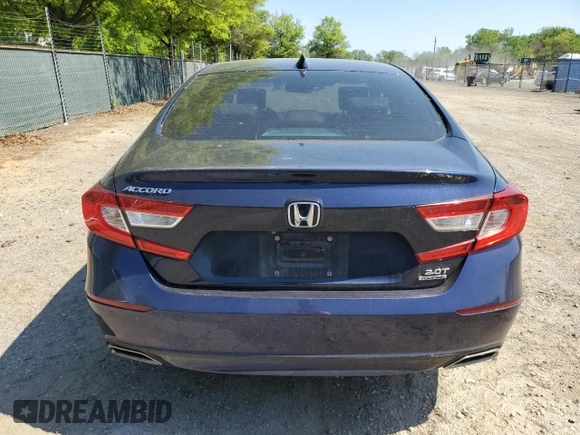 2019 Honda Accord Touring with VIN 1HGCV2F94KA002672, listed as a Copart auction lot 55112775 with 64,937 mi miles and Salvage title. Bid and sale history available at DreamBid. Image 6.