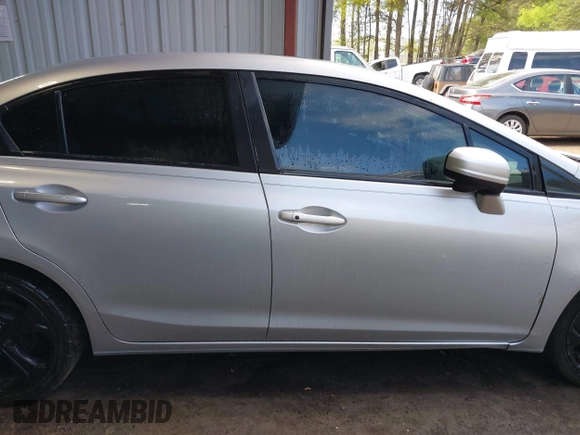 2014 Honda Civic Sedan EX with VIN 2HGFB2F86EH553768, listed as a IAAI auction lot 42042742 with 185,342 mi miles. Bid and sale history available at carsss.com. Image 13.
