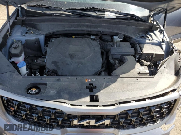 2023 Kia Telluride EX X-Line with VIN 5XYP3DGC0PG339164, listed as a Copart auction lot 50011535 with 40,154 mi miles and Salvage title. Bid and sale history available at DreamBid. Image 12.