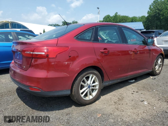 2016 Ford Focus SE with VIN 1FADP3F2XGL296408, listed as a Copart auction lot 61555595 with 155,685 mi miles and Clean title. Bid and sale history available at DreamBid. Image 3.