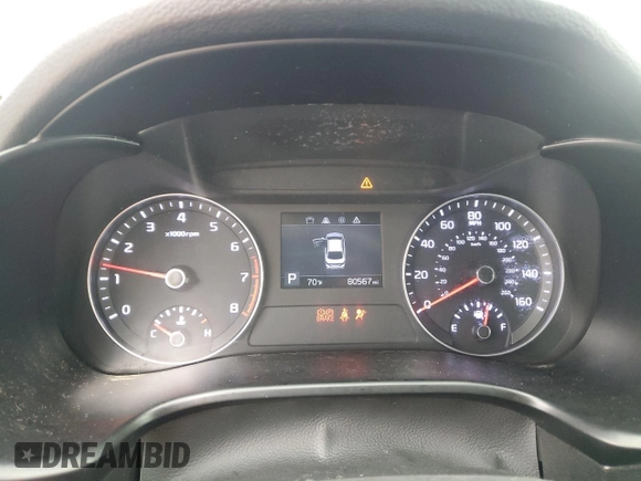 2019 Kia Forte LXS with VIN 3KPF24ADXKE122906, listed as a Copart auction lot 59979755 with 80,567 mi miles and Non repairable. Bid and sale history available at DreamBid. Image 9.