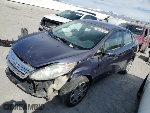 2012 Ford Fiesta SE with VIN 3FADP4BJ9CM159620, listed as a Copart auction lot 48818935 with 127,054 mi miles and Salvage Title. Bid and sale history available at DreamBid. Image 1.