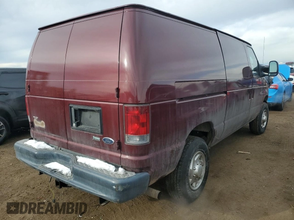 2010 Ford Econoline Cargo Commercial with VIN 1FTSE3EL2ADA98814, listed as a Copart auction lot 42414955 with 138,273 mi miles and Salvage Title. Bid and sale history available at carsss.com. Image 3.