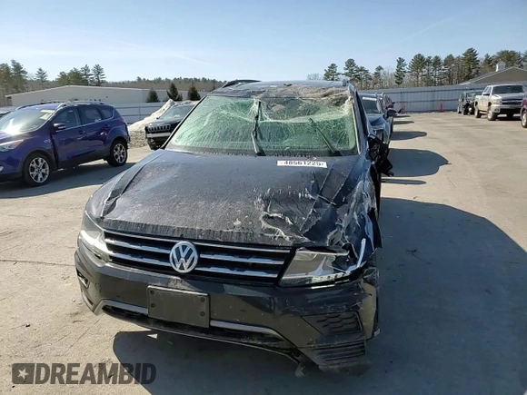 2019 Volkswagen Tiguan SE with VIN 3VV2B7AX7KM053027, listed as a Copart auction lot 48561225 with 67,459 mi miles and Salvage Title. Bid and sale history available at DreamBid. Image 12.