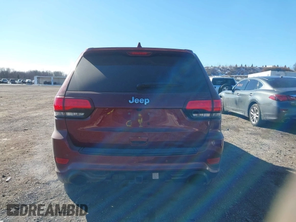 2017 Jeep Grand Cherokee SRT with VIN 1C4RJFDJ1HC754559, listed as a IAAI auction lot 41461029 with 100,096 mi miles. Bid and sale history available at carsss.com. Image 16.