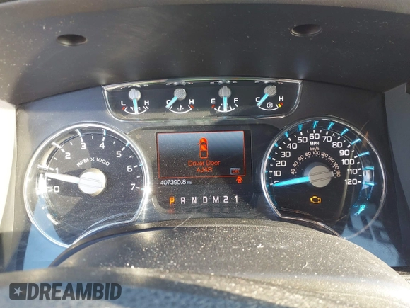 2011 Ford F-150 XL with VIN 1FTFW1EFXBFC86791, listed as a IAAI auction lot 41781515 with 407,390 mi miles. Bid and sale history available at carsss.com. Image 7.
