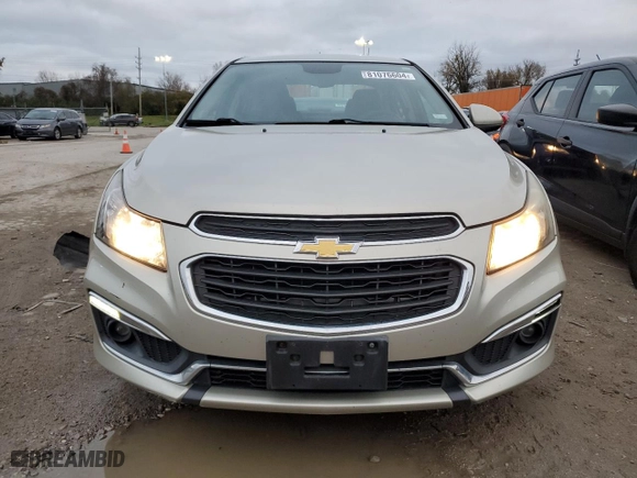 2015 Chevrolet Cruze LT with VIN 1G1PC5SB9F7270306, listed as a Copart auction lot 81076604 with 117,000 mi miles and Salvage Title. Bid and sale history available at carsss.com. Image 5.