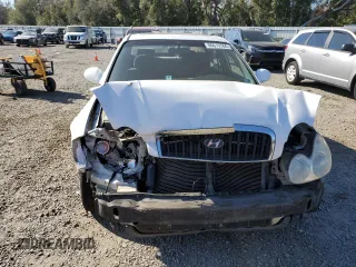 2003 Hyundai Sonata with VIN KMHWF25S53A762233, listed as a Copart auction lot 86619784 with 141,790 mi miles and Salvage Title. Bid and sale history available at carsss.com. Image 5.