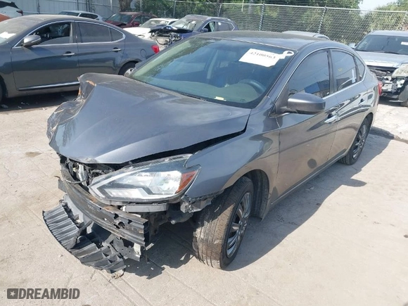 2017 Nissan Sentra SV with VIN 3N1AB7AP9HL724015, listed as a IAAI auction lot 42100563 with 168,297 mi miles. Bid and sale history available at carsss.com. Image 2.