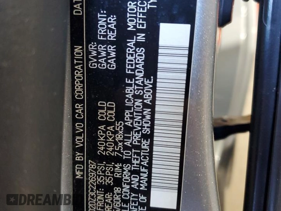 2012 Volvo XC60 3.0L с VIN YV4902DZ3C2269787, выставлен на аукционе Copart как лот 49812265 с пробегом 163 560 миль миль и Списание • Salvage title. История ставок и продаж доступна на DreamBid. Изображение 13.