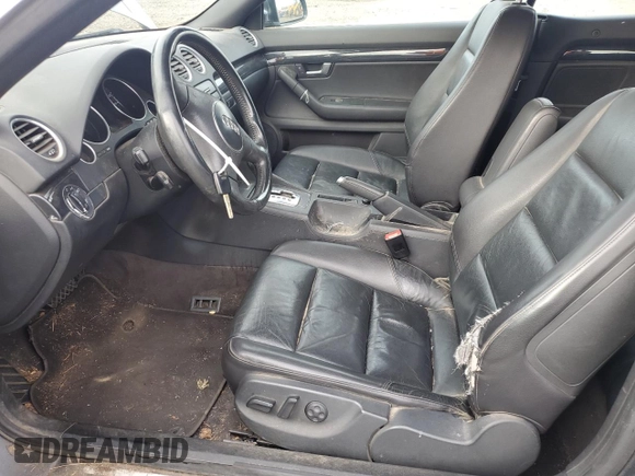 2005 Audi A4 1.8T with VIN WAUAC48H85K004271, listed as a Copart auction lot 46900405 with 186,470 mi miles and Salvage Title. Bid and sale history available at carsss.com. Image 7.
