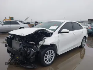 2022 Kia Forte LXS with VIN 3KPF24AD1NE498902, listed as a IAAI auction lot 41454410 with 24,008 mi miles. Bid and sale history available at carsss.com. Image 2.