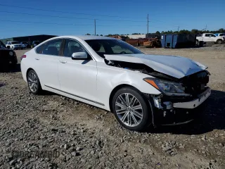 2019 Genesis G80 3.8L with VIN KMHGN4JE8KU295955, listed as a Copart auction lot 80874734 with 48,309 mi miles and Salvage title. Bid and sale history available at DreamBid. Image 4.
