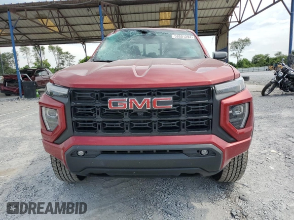 2024 GMC Canyon 2WD Elevation with VIN 1GTP5BEK0R1114660, listed as a Copart auction lot 58601294 with 2,096 mi miles and Salvage Title. Bid and sale history available at carsss.com. Image 5.