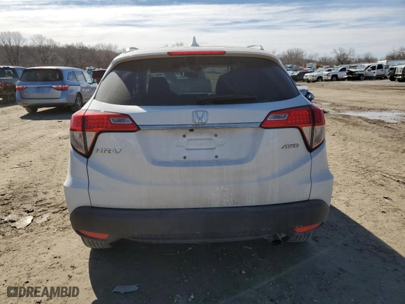 2020 Honda HR-V EX with VIN 3CZRU6H55LM724082, listed as a Copart auction lot 47093495 with 63,187 mi miles and Salvage Title. Bid and sale history available at carsss.com. Image 6.