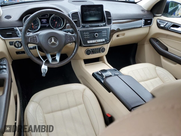 2017 Mercedes-Benz GLS 450 with VIN 4JGDF6EE0HA786200, listed as a Copart auction lot 59059465 with 151,829 mi miles and Salvage title. Bid and sale history available at DreamBid. Image 8.