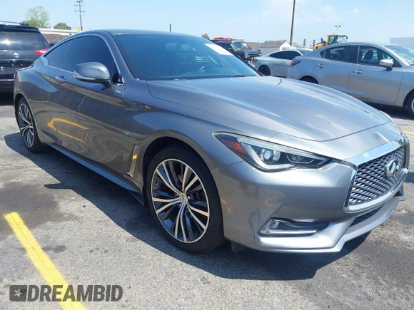 2017 Infiniti Q60 Premium with VIN JN1CV7EK5HM110549, listed as a IAAI auction lot 42136574 with 77,009 mi miles and . Bid and sale history available at DreamBid. Image 1.