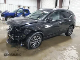 2016 Nissan Rogue S with VIN JN8AT2MV1GW131236, listed as a Copart auction lot 52955615 with 94,395 mi miles and Salvage Title. Bid and sale history available at carsss.com. Image 1.