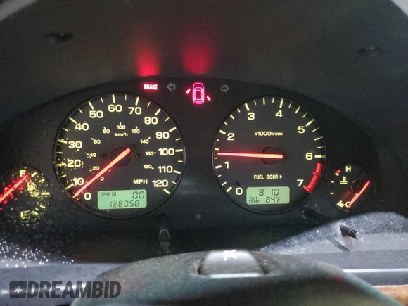 2002 Subaru Legacy Outback with VIN 4S3BH675X26654168, listed as a Copart auction lot 62105265 with 128,058 mi miles and Clean title. Bid and sale history available at DreamBid. Image 9.