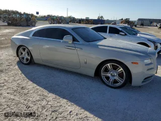 2015 Rolls-Royce Wraith with VIN SCA665C52FUX85269, listed as a Copart auction lot 77326374 with 0 mi miles and Salvage Title. Bid and sale history available at carsss.com. Image 4.