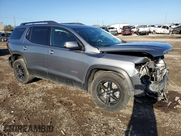 2021 GMC Acadia AT4 with VIN 1GKKNLLSXMZ195121, listed as a Copart auction lot 86712964 with 73,852 mi miles and Salvage Title. Bid and sale history available at DreamBid. Image 4.