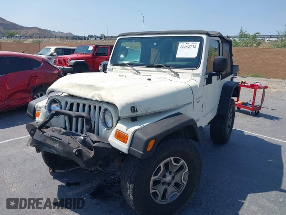 2003 Jeep Wrangler X with VIN 1J4FA39S73P321181, listed as a IAAI auction lot 42462732 with 170,460 mi miles and . Bid and sale history available at DreamBid. Image 2.