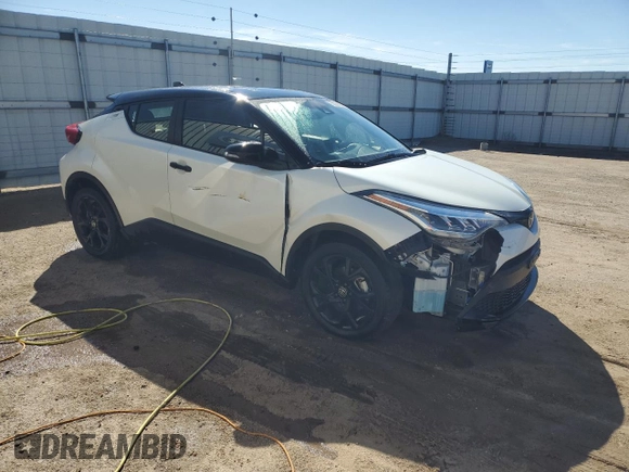 2021 Toyota C-HR LE with VIN JTNKHMBX7M1109148, listed as a Copart auction lot 47731025 with 19,904 mi miles and Clean Title. Bid and sale history available at DreamBid. Image 4.