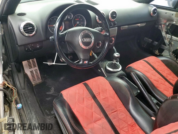 2001 Audi TT with VIN TRUWT28N511004768, listed as a Copart auction lot 51511765 with 160,485 mi miles and Salvage Title. Bid and sale history available at carsss.com. Image 8.