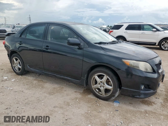 2010 Toyota Corolla with VIN 1NXBU4EE3AZ362774, listed as a Copart auction lot 62186385 with Not provided miles and Salvage title. Bid and sale history available at DreamBid. Image 4.