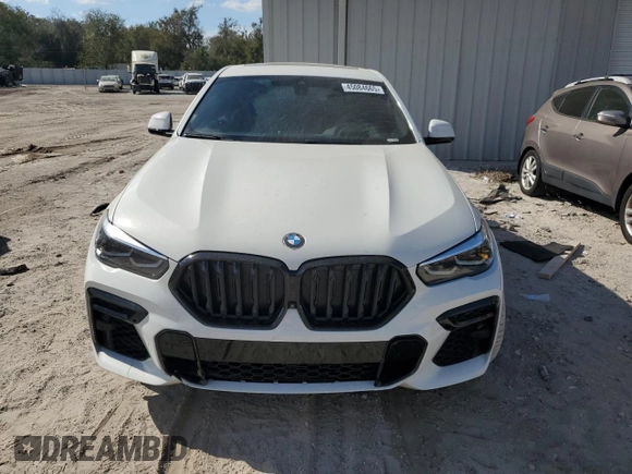 2022 BMW X6 xDrive40i with VIN 5UXCY6C09N9J04735, listed as a Copart auction lot 45084665 with 46,543 mi miles and Salvage Title. Bid and sale history available at carsss.com. Image 5.