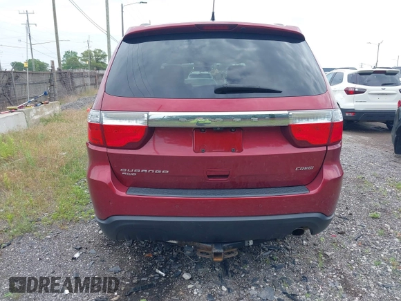 2013 Dodge Durango Crew with VIN 1C4RDJDGXDC614275, listed as a IAAI auction lot 42595022 with 171,260 mi miles and . Bid and sale history available at DreamBid. Image 16.