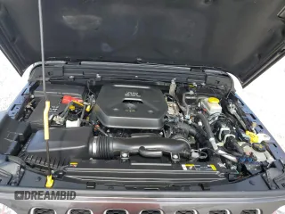 2021 Jeep Wrangler Unlimited Sahara с VIN 1C4HJXEN9MW574788, выставлен на аукционе Copart как лот 55109505 с пробегом 21 974 миль миль и Списание • Salvage title. История ставок и продаж доступна на DreamBid. Изображение 11.