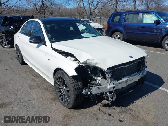 2016 Mercedes-Benz C 450 AMG with VIN 55SWF6EB4GU124515, listed as a IAAI auction lot 41830424 with 92,704 mi miles and . Bid and sale history available at DreamBid. Image 1.