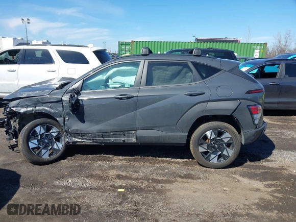 2024 Hyundai Kona SEL with VIN KM8HBCAB3RU074948, listed as a IAAI auction lot 41822290 with 8,788 mi miles. Bid and sale history available at carsss.com. Image 14.