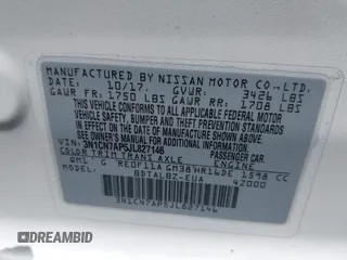 2018 Nissan Versa SV with VIN 3N1CN7AP5JL827146, listed as a IAAI auction lot 40182941 with 85,984 mi miles. Bid and sale history available at carsss.com. Image 9.