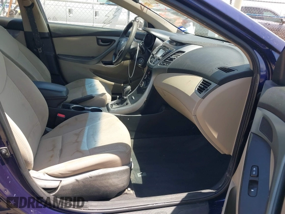 2014 Hyundai Elantra SE with VIN 5NPDH4AE2EH514146, listed as a IAAI auction lot 42054941 with Not Provided miles and . Bid and sale history available at DreamBid. Image 5.