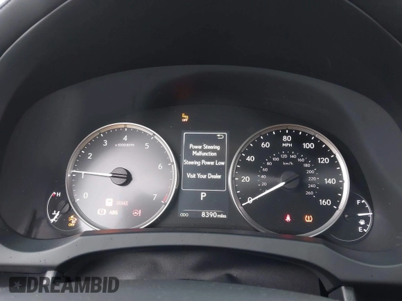 2024 Lexus IS 350 F Sport with VIN JTHBZ1E22R5035541, listed as a IAAI auction lot 41060031 with 8,390 mi miles and . Bid and sale history available at DreamBid. Image 7.
