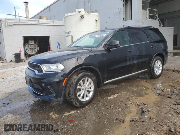 2023 Dodge Durango SXT z VIN 1C4RDHAG6PC634749, wystawiony jako Copart lot #60401875 z przebiegiem 41 192 mil mil oraz Czysty tytuł • Clean title. Historia ofert i sprzedaży dostępna na DreamBid. Obrazek 1.