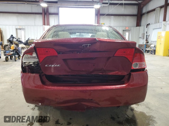 2008 Honda Civic LX z VIN 1HGFA16538L021789, wystawiony jako Copart lot #58223345 z przebiegiem 128 089 mil mil oraz Szkoda całkowita • Salvage title. Historia ofert i sprzedaży dostępna na DreamBid. Obrazek 6.
