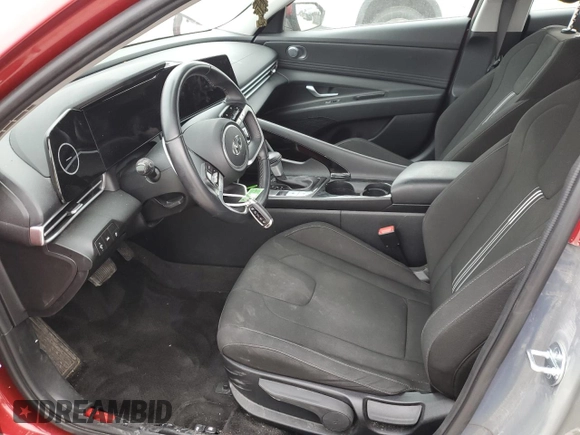 2023 Hyundai Elantra SEL with VIN KMHLS4AG9PU596069, listed as a Copart auction lot 83209214 with 20,407 mi miles and Salvage Title. Bid and sale history available at DreamBid. Image 7.
