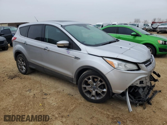 2013 Ford Escape SEL with VIN 1FMCU9H9XDUA86923, listed as a Copart auction lot 45551265 with 157,001 mi miles and Salvage Title. Bid and sale history available at carsss.com. Image 4.