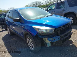 2018 Ford Escape S with VIN 1FMCU0F79JUA34997, listed as a IAAI auction lot 41984391 with 173,265 mi miles and . Bid and sale history available at carsss.com. Image 1.