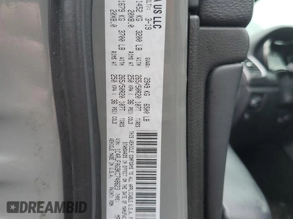 2019 Jeep Grand Cherokee Upland with VIN 1C4RJFAG9KC748623, listed as a Copart auction lot 53308855 with 158,060 mi miles and Salvage title. Bid and sale history available at DreamBid. Image 13.