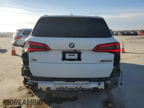 2020 BMW X5 M50i with VIN 5UXJU4C01LLE45993, listed as a Copart auction lot 88904235 with 64,841 mi miles and Salvage Title. Bid and sale history available at DreamBid. Image 6.