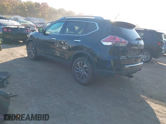 2016 Nissan Rogue SV with VIN 5N1AT2MV2GC755622, listed as a IAAI auction lot 40656869 with 132,970 mi miles and . Bid and sale history available at DreamBid. Image 3.