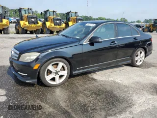 2011 Mercedes-Benz C 300 Sport with VIN WDDGF8BB6BR148524, listed as a Copart auction lot 56723145 with 160,185 mi miles and Salvage title. Bid and sale history available at DreamBid. Image 1.