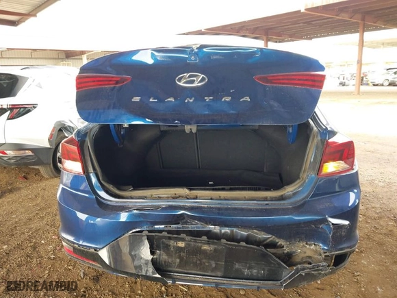 2020 Hyundai Elantra Value Edition with VIN 5NPD84LF5LH561643, listed as a IAAI auction lot 41809061 with 88,270 mi miles. Bid and sale history available at carsss.com. Image 6.